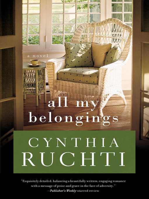 Title details for All My Belongings by Cynthia Ruchti - Wait list